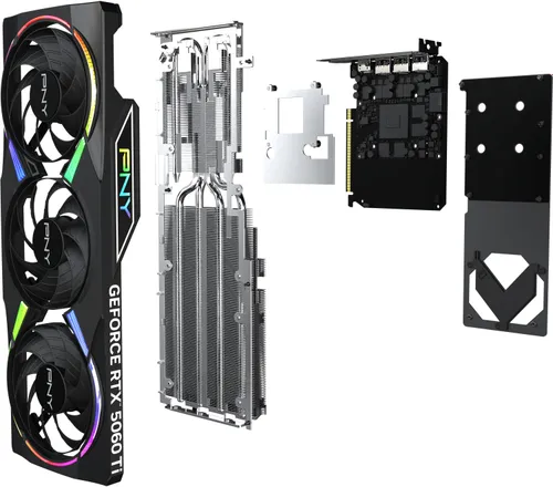 Karta graficzna PNY GeForce RTX 5060 Ti Epic-X RGB Triple Fan OC 8GB DLSS 4.5
