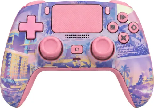 Pad FroggieX FX-P5-GP5-P Vibe City Edition do PC, PlayStation 5, Android, iOS Bezprzewodowy Różowy