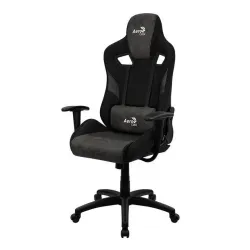 Fotel Aerocool COUNT AeroSuede Gamingowy do 150kg Skóra ECO Tkanina Iron Black