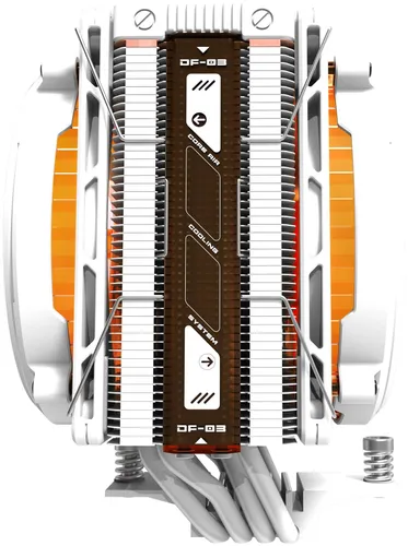 Chłodzenie CPU DARKFLASH Explore E400 Plus ARGB Biały