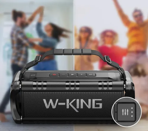 Głośnik mobilny W-KING D8 Czarny
