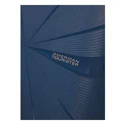 Маленький расширяемый чемодан American Tourister StarVibe-navy