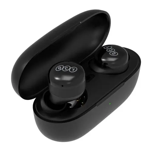 Słuchawki bezprzewodowe QCY T17SE Dokanałowe Bluetooth 5.1 Czarny