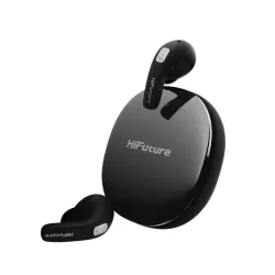 Słuchawki bezprzewodowe HiFuture FlyBuds4 Dokanałowe Bluetooth 5.4 Funkcje AI z tłumaczeniem ponad 130 języków, Czarny