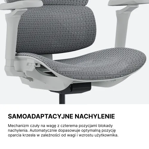 Fotel Anda Seat X-Air Pro XL Gamingowy do 120kg Tkanina Szary