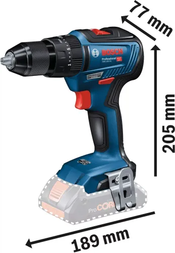 Bosch GSR 18V-50 Akülü Matkap + GDX 18v-200 Profesyonel Darbeli Anahtar (+2 pil + şarj cihazı)