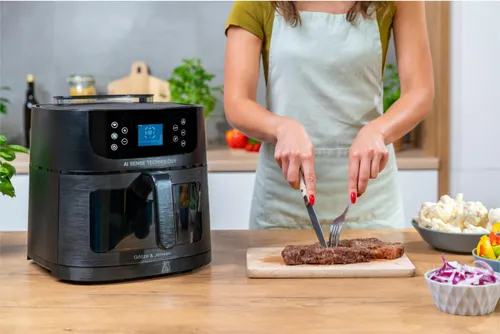 Air Fryer Frytkownica beztłuszczowa AI GÖTZE & JENSEN AF850T by Setti+ WiFi rozpoznawanie potraw i gotowanie na parze