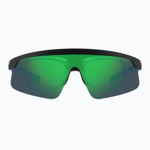 Okulary przeciwsłoneczne męskie Polaroid PLD 7056/CI/S matte black green/greygreen mirror polarized