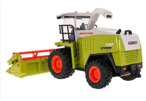 Zdalnie sterowany kombajn COIL RC zabawka na pilota światło dźwięk skala 1:24