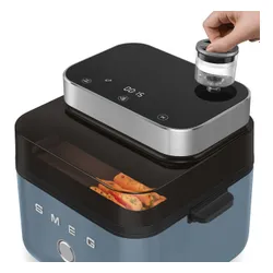 Air Fryer Frytkownica beztłuszczowa SMEG AFC01SBMEU 7l z okienkiem do obserwacji postępów gotowania
