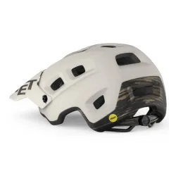 Kask rowerowy MET Terranova MIPS biało-brązowy