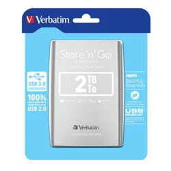 Dysk VERBATIM Store 'n' Go USB 3.0 2TB HDD Srebrny