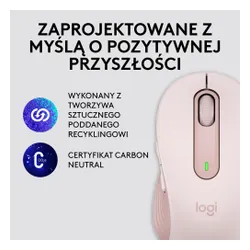 Myszka Logitech Signature M650 M - różowy