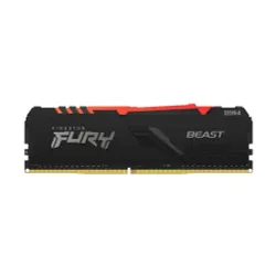 Pamięć RAM Kingston FURY Beast RGB DDR4 128GB (4 x 32GB) 3200 CL16 Czarny