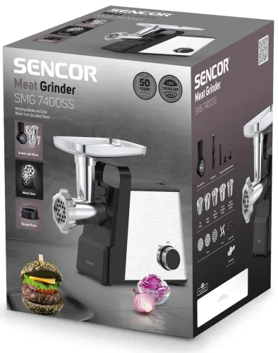 Maszynka do mięsa Sencor SMG 7400SS 2100W 3 sitka Szatkownica