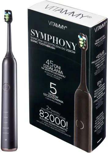 Szczoteczka soniczna VITAMMY Symphony Czarny