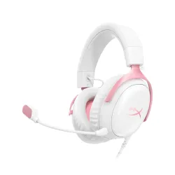 Słuchawki przewodowe z mikrofonem HyperX Cloud III Nauszne Biało-Różowe