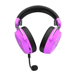 Słuchawki bezprzewodowe z mikrofonem Hator Hypergang 3 Wireless ESH52 ANC Nauszne Fioletowy