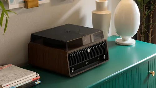Gramofon PHILIPS TAV9000D/10 Brązowy, Automatyczny, Napęd paskowy, USB, Prędkość odtw. 33 1/3, 45 obr./min