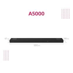 Sony HT-A5000 7.1.2 Wi-Fi Soundbar Bluetooth AirPlay Chromecast Dolby Atmos DTS X + колонки SA-RS3S