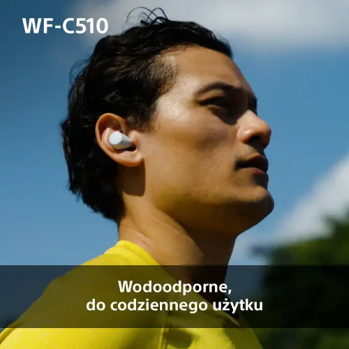 Słuchawki bezprzewodowe Sony WF-C510 Dokanałowe Bluetooth 5.3 Żółty