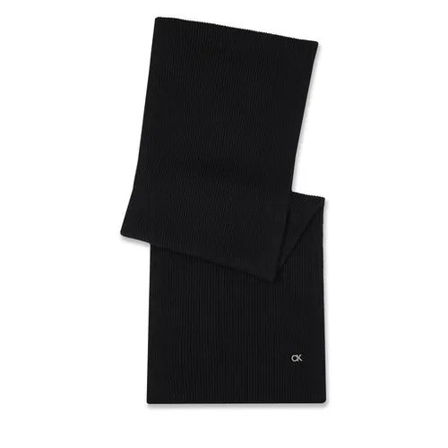 Eșarfă tricotată Calvin Klein Re-Lock 30x180 K60K611128 CK Black BAX