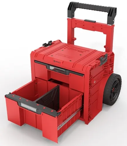 Skrzynka narzędziowa QBRICK System PRO Cart 2.0 Plus Drawer 2 Red Ultra HD Custom