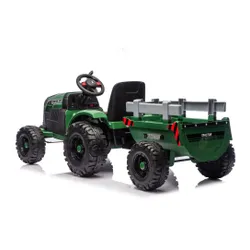Traktor Na Akumulator Dla Dziecka Ch9959B 24V 2X120W Przyczepa LED Eva Pilot