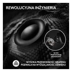 Słuchawki bezprzewodowe z mikrofonem Logitech G Pro X2 Lightspeed Nauszne Czarny + Stojak