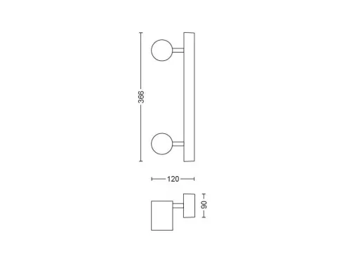 Oświetlenie punktowe Philips Hue White Ambiance Adore 929003056201 Biały