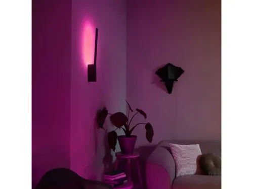 Kinkiet Philips Hue White and Colour Ambiance Liane 929003053101 Czarny