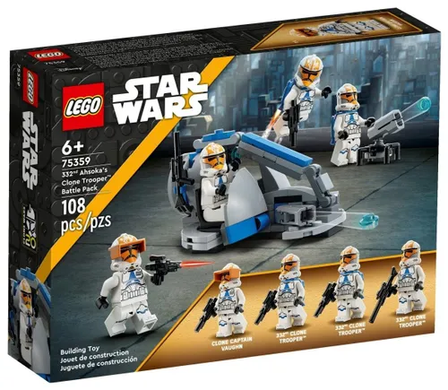 LEGO Star Wars 75359 боевой набор из 332. отряд клонов Асоки