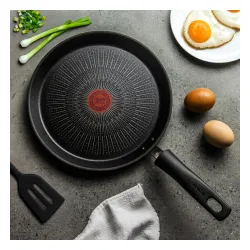 TEFAL Unlimited 25 cm czarna - patelnia do naleśników nieprzywierająca