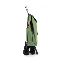 Coș de cumpărături Rolser I-MAX TWEED Folding-green