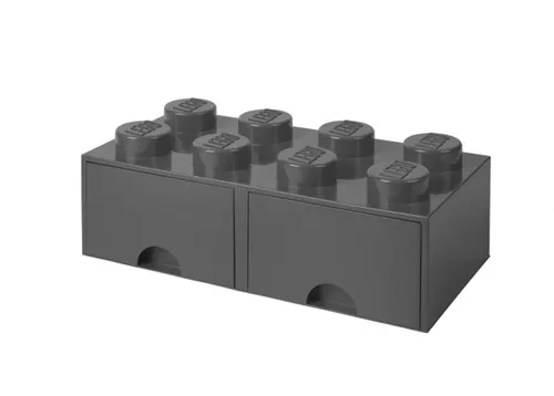 Lego Classic 40061754 Szuflada klocek Lego Brick 8 - Ciemnoszary
