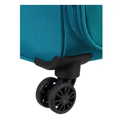 Большой расширяемый чемодан American Tourister Pulsonic-stone teal