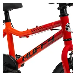 Rower dziecięcy HUFFY Literide Kids 16 cali dla chłopca Pomarańczowo-czerwony