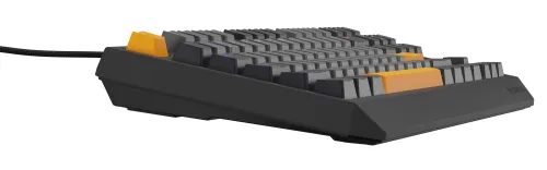 Klawiatura mechaniczna Genesis Thor 230 TKL Naval Blue Negative US RGB Outemu Panda Szary