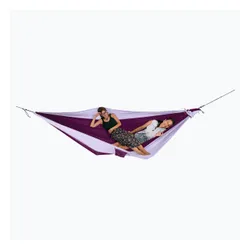 Hamak turystyczny dwuosobowy Ticket To The Moon King Size plum/light purple