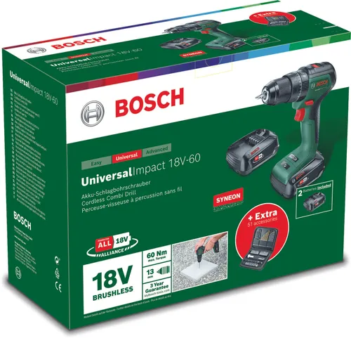 Wiertarko-wkrętarka BOSCH UI 18V-60 06039D7106
