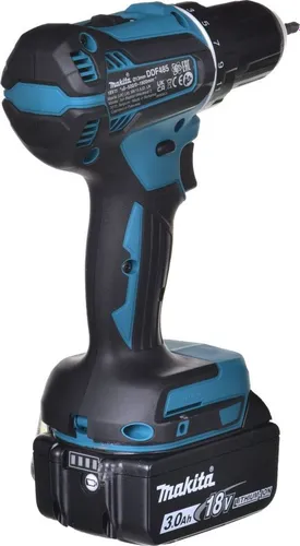 Makita Akülü Matkap DDF485RF3J 18V 3 x 3AH