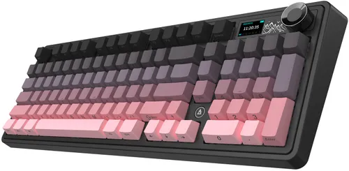 Klawiatura AJAZZ AK980 V2 Czarno-różowy
