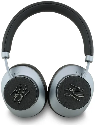 Słuchawki nauszne KARL LAGERFELD Grained Initials Bluetooth ANC Czarny