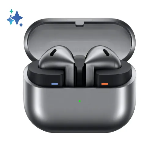 Słuchawki bezprzewodowe Samsung Galaxy Buds 3 SM-R530NZA Douszne Bluetooth Srebrny