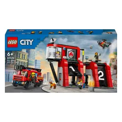 LEGO City Remiza strażacka z wozem strażackim (60414)