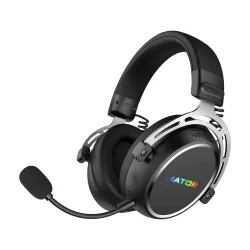 Słuchawki bezprzewodowe z mikrofonem Hator Hypergang 3 Wireless ESH55 ANC Nauszne Czarny