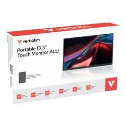 Monitor VERBATIM ALU 13.3" 1920x1200px IPS + Powerbank