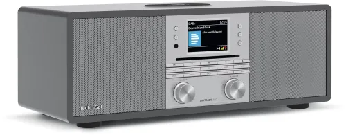 Radioodbiornik TechniSat DigitRadio 650 Radio FM DAB+ Internetowe Bluetooth Czarno-srebrny