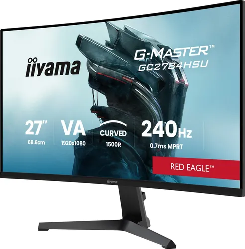 iiyama G-Master GCB2784HSU-B1 Red Eagle - 240Hz | Full HD | VA | 27'' | Pivot
