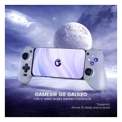 Геймпад GameSir HRG2300 G8 Galileo Mobile для Android, iOS (iPhone 15) Серый